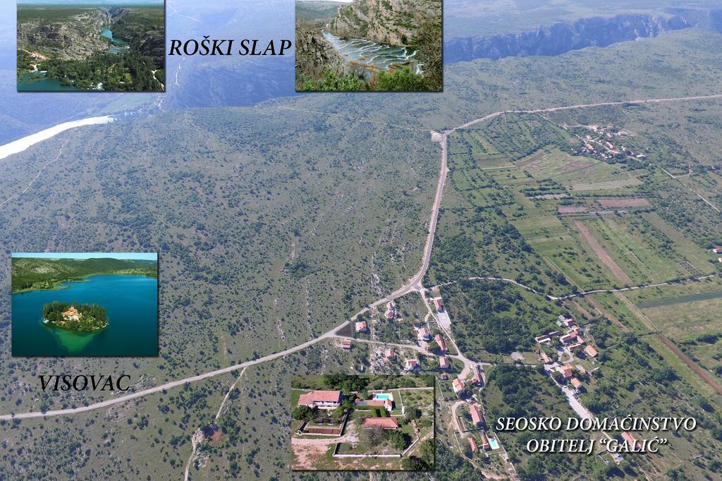 Agrotourism Galic Krka Hotell Drinovci Eksteriør bilde